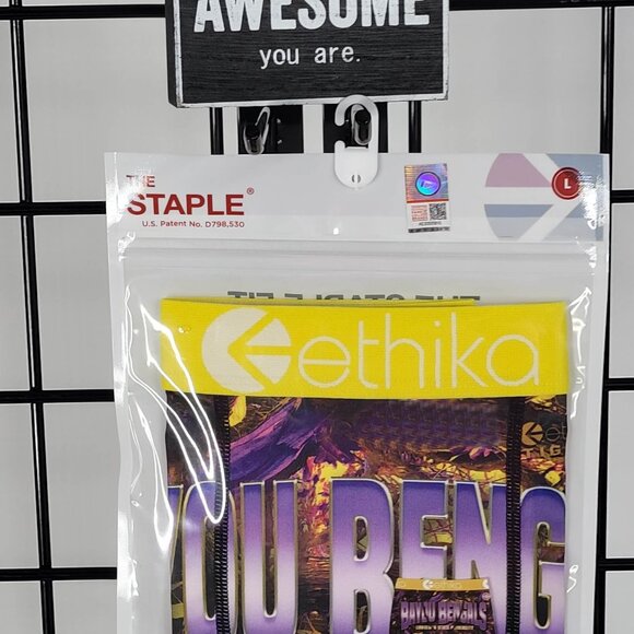 Ethika Staple Fit Men's Boxer Briefs – LSU Bengal Tiger Print- (Gift for Him) L - Picture 2 of 6